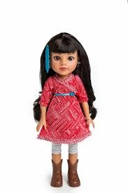 ROLL UP Doll Mosi - Native American