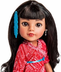 ROLL UP Doll Mosi - Native American