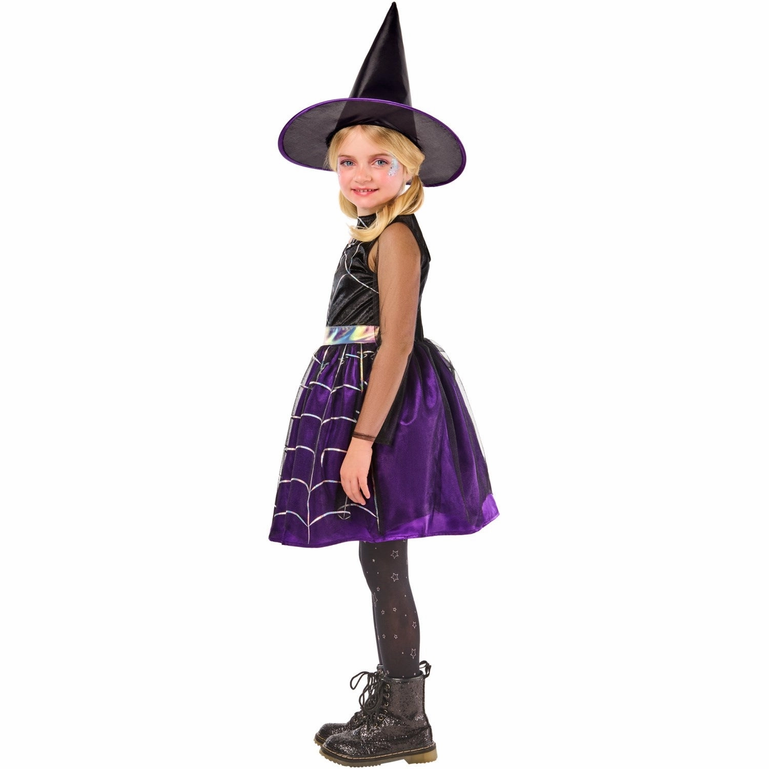 Rubies Spider Webbing Dress w. Dress and Hat Costume