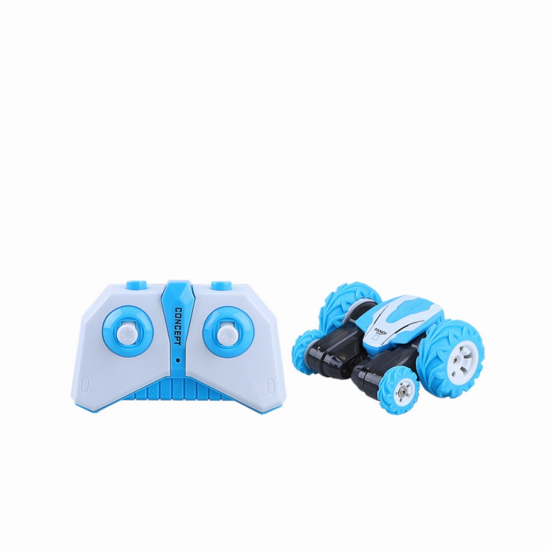 Sam Toys-  2.4GHz Remote Control Mini Stunt Car - Black and Blue