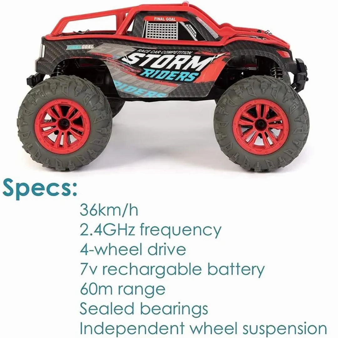 Sam Toys - 4wd Off Road Rc Car Vehicle Models High Speed RC Car Hobby Line - Assorted