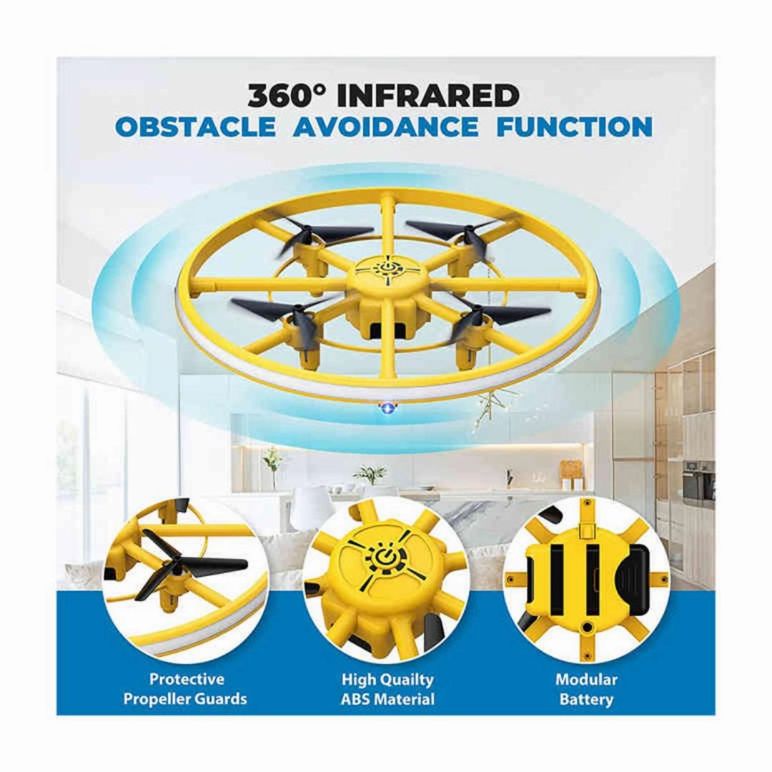 SAM TOYS - RC Light D Flyer Drone With Lighting 360 Degree Stunt For Kids