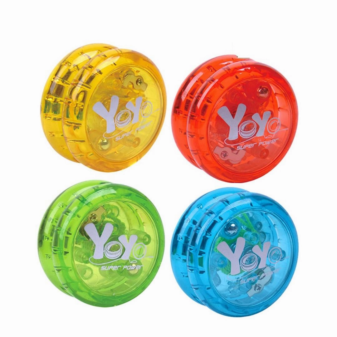 Sam Toys - Yoyo With Dual Light 6.5 cm - Assorted Multi Colour