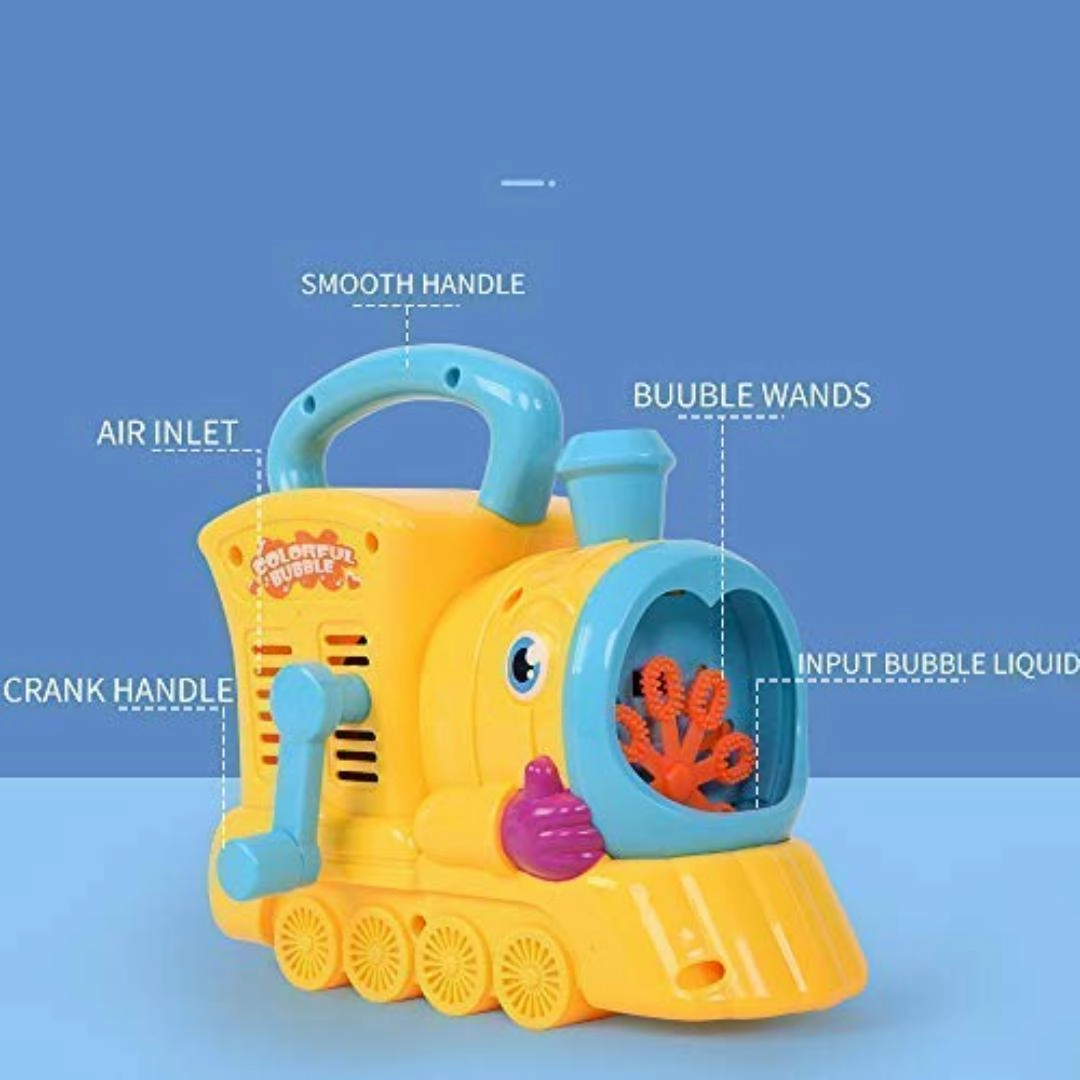 Sam Toys Bubbles Manual Fun Train Bubble Machine For Kids