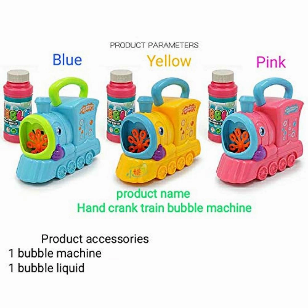 Sam Toys Bubbles Manual Fun Train Bubble Machine For Kids