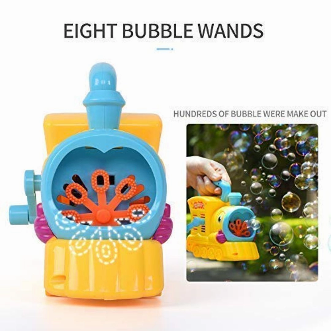 Sam Toys Bubbles Manual Fun Train Bubble Machine For Kids
