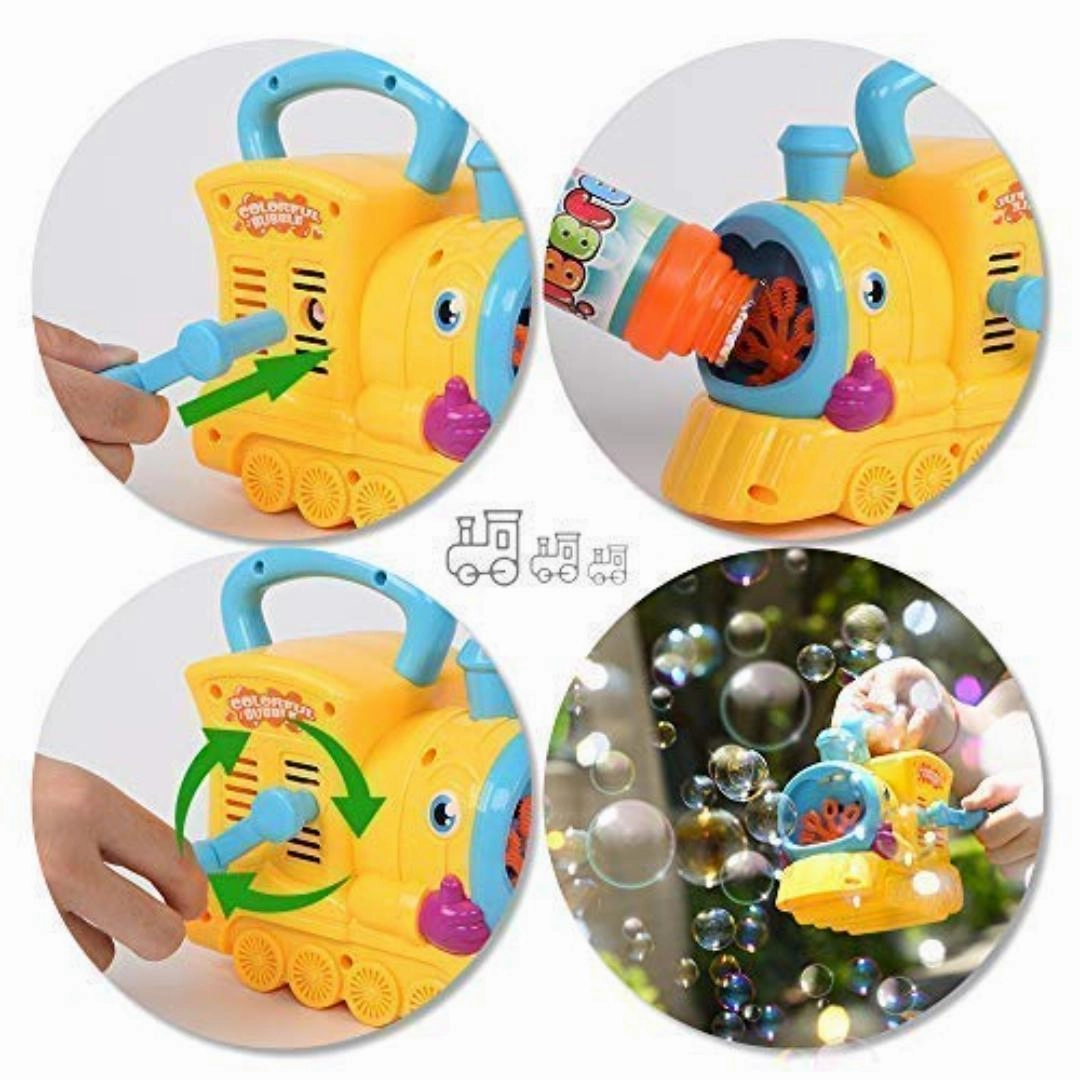 Sam Toys Bubbles Manual Fun Train Bubble Machine For Kids