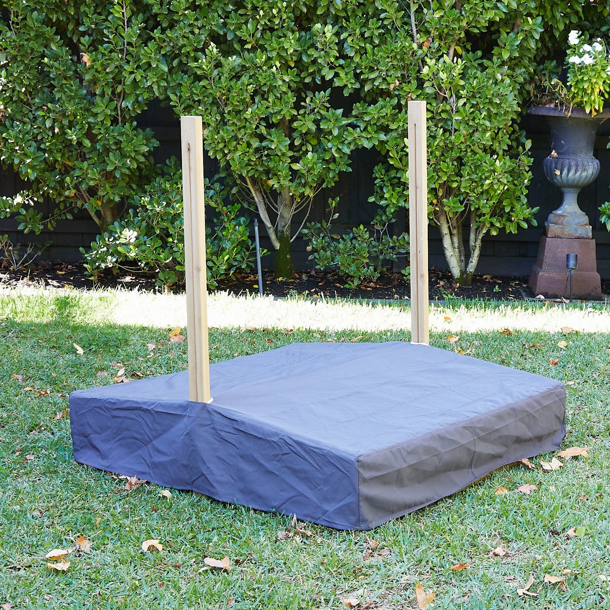Sand Pit w/ Adjustable Canopy & Bench Seating - Preorder