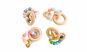 Saturn Ring Wooden Baby Teether