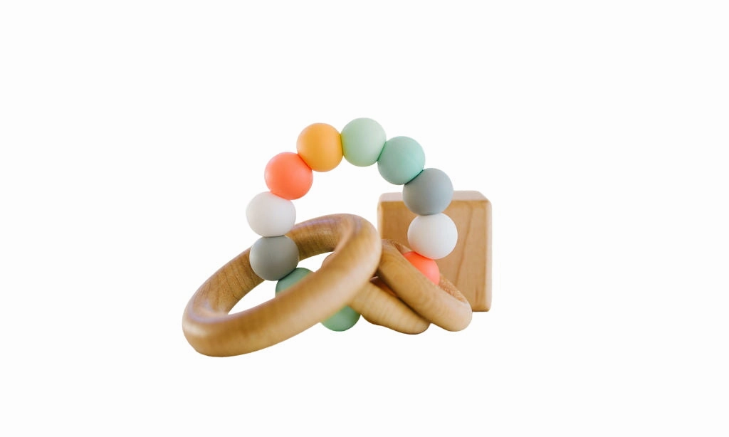 Saturn Ring Wooden Baby Teether