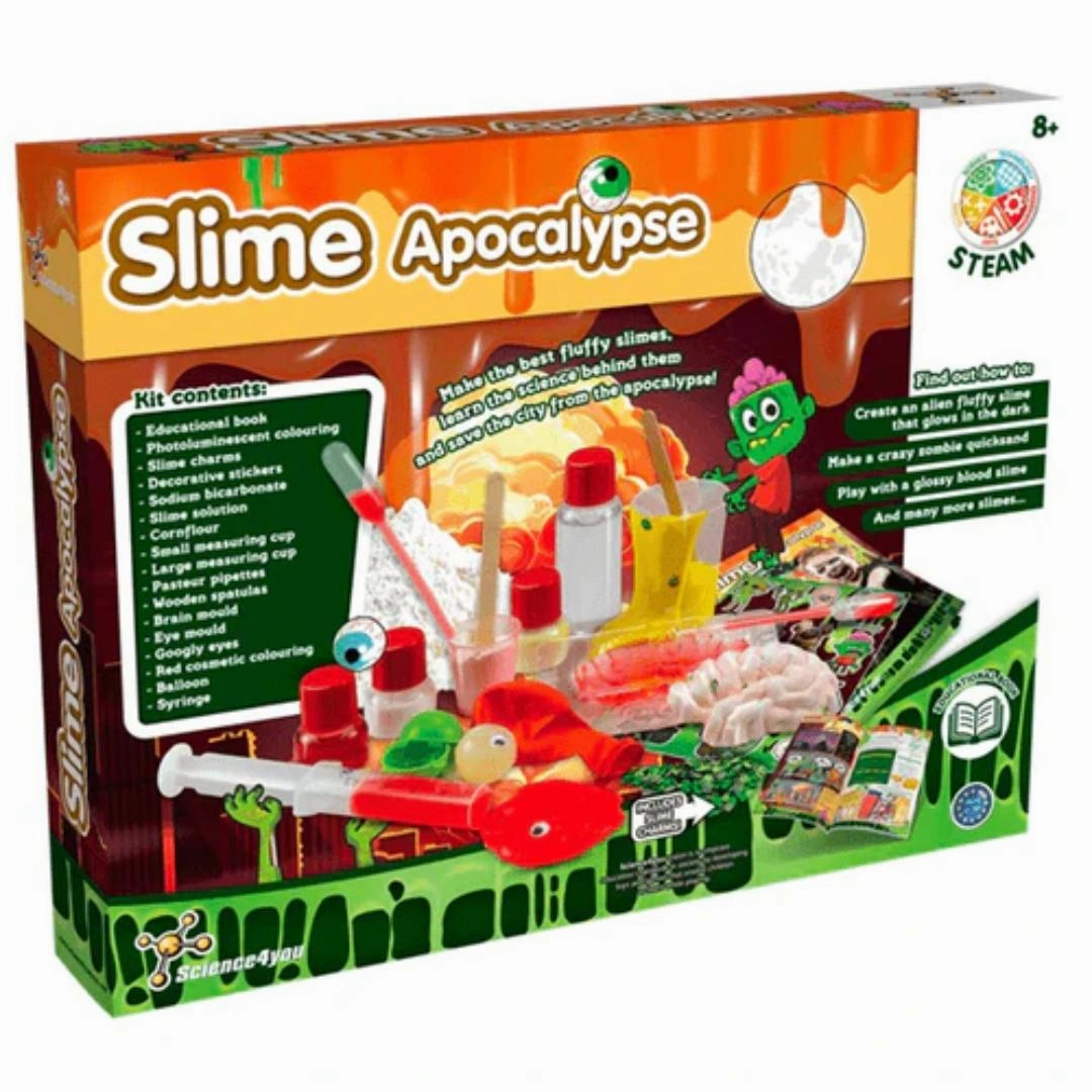 Science4you Apocalypse Slime Make Your Own Set - Slime Set for DIY