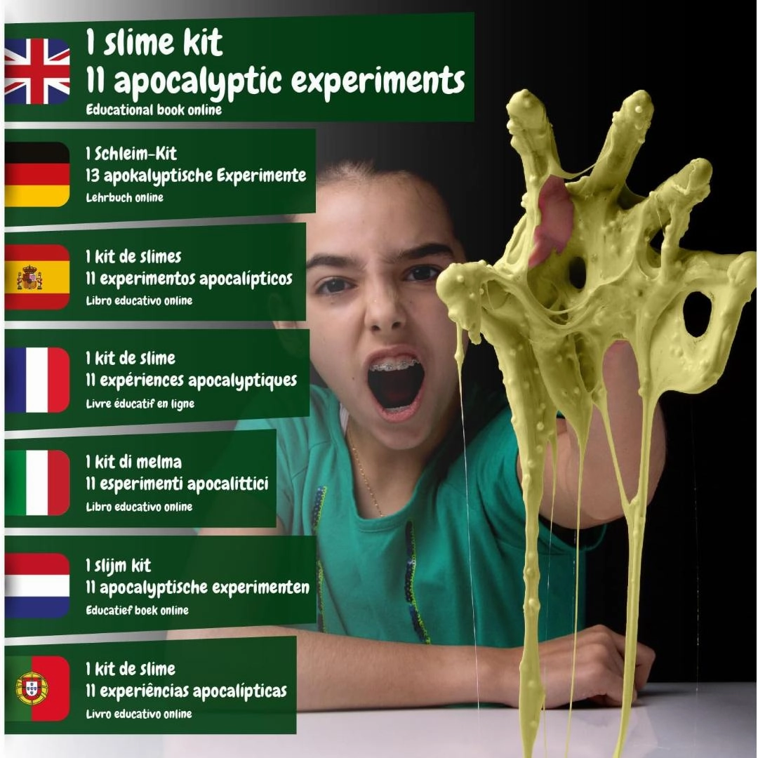 Science4you Apocalypse Slime Make Your Own Set - Slime Set for DIY