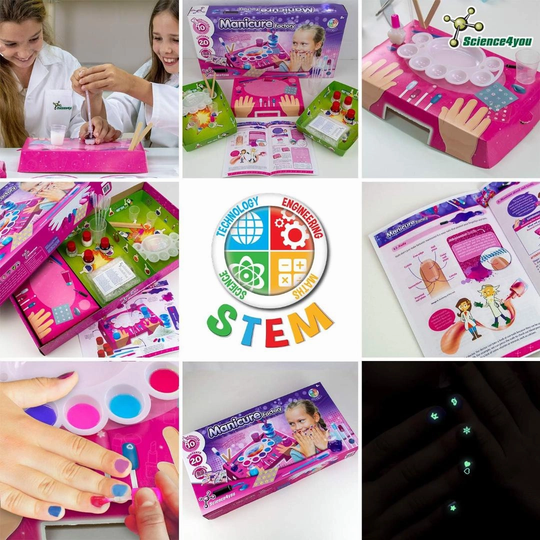 Science 4 You - Manicure Factory Children's Educational Science kit for Kids