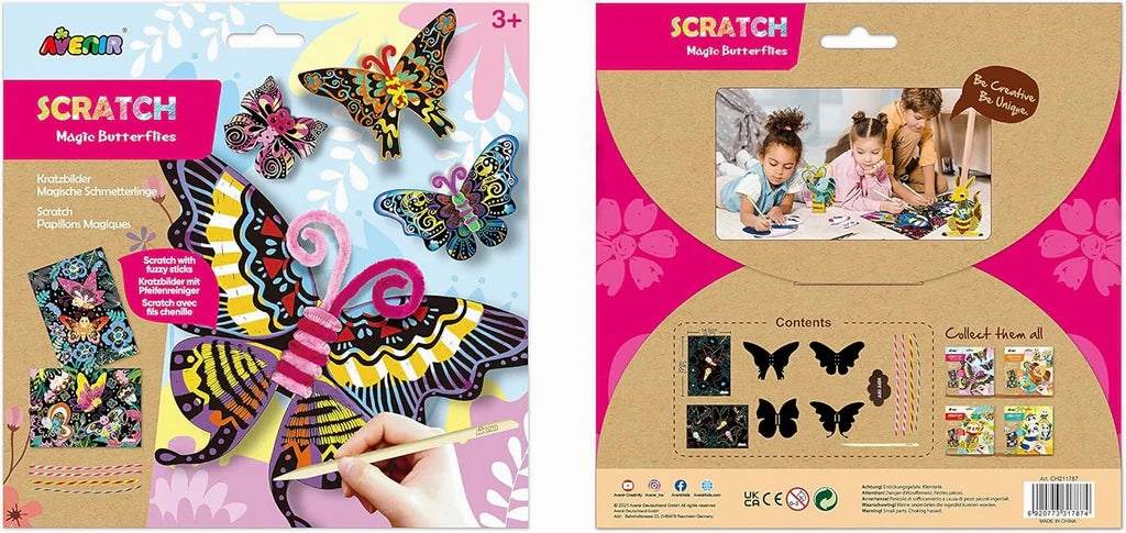 Scratch Art Avenir - Butterflies