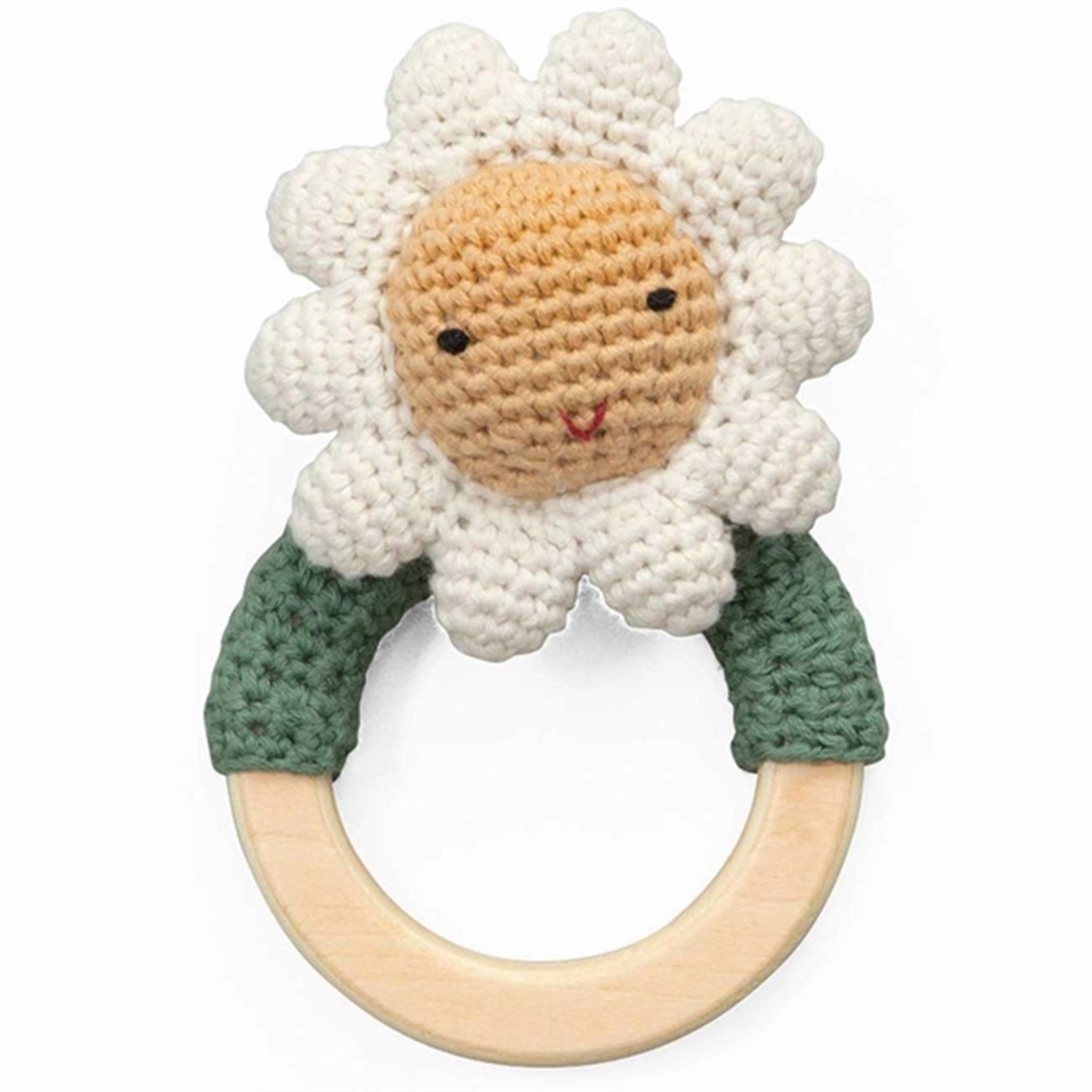 Sebra Crochet Rattle On Tree Flower