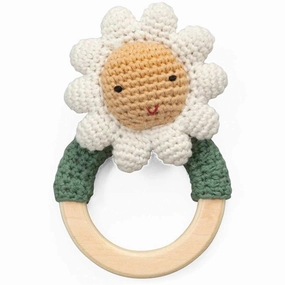 Sebra Crochet Rattle On Tree Flower