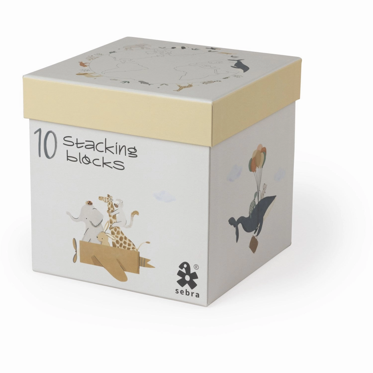 Sebra World of Sebra Stacking Blocks 10 Pieces