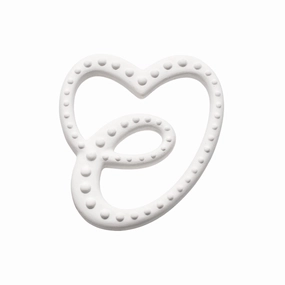 Sensory Rubber Teether - White