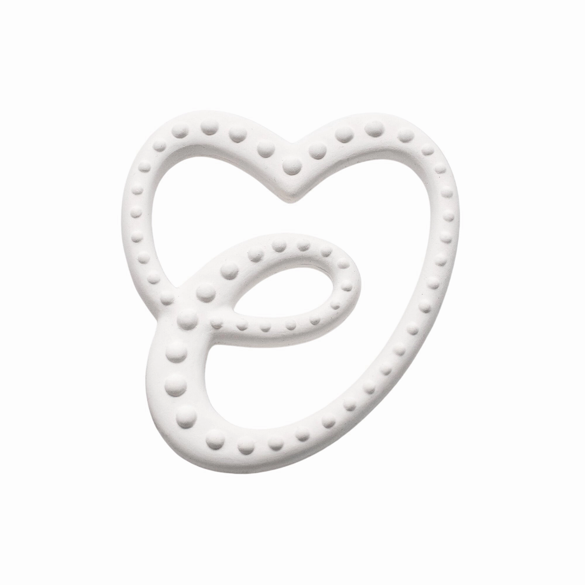 Sensory Rubber Teether - White