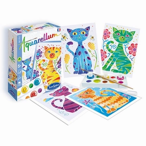 Sentosphre Aquarellum Mini - Chats 4 Planches