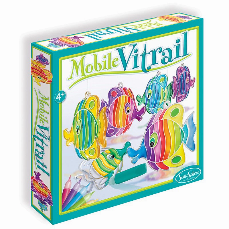 Sentosphre Mobile Vitrail - Poissons