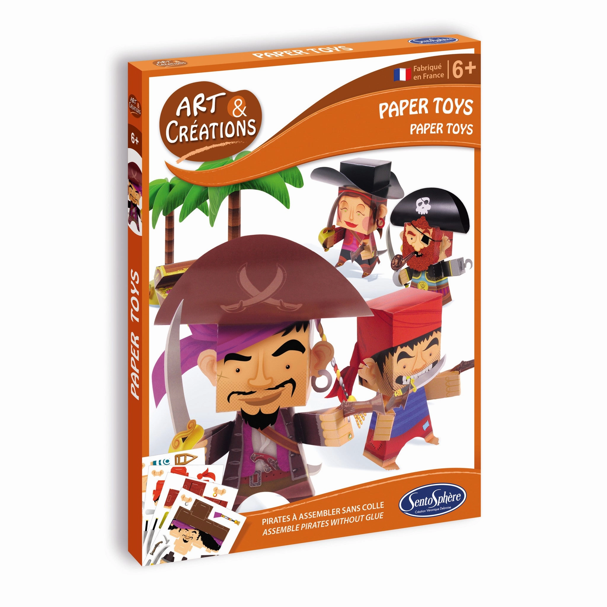 Sentosphre Paper Toys Pirates