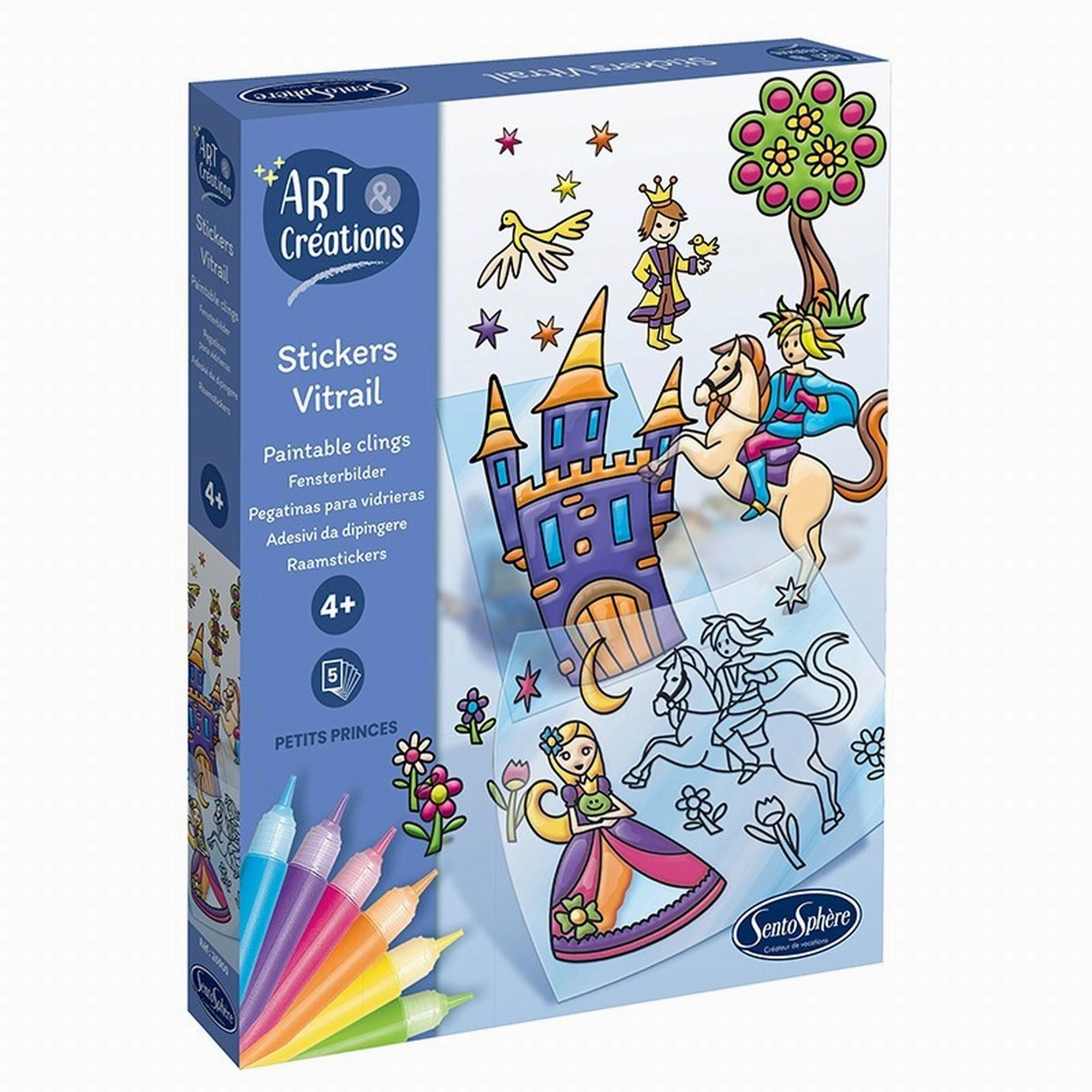 SentosphreArt & Creations  Stickers Vitrail  Petits Princes