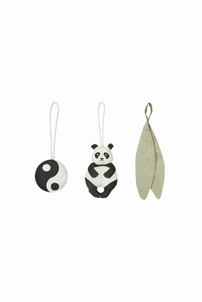 Set Of 3 Rattle Toy Hangers