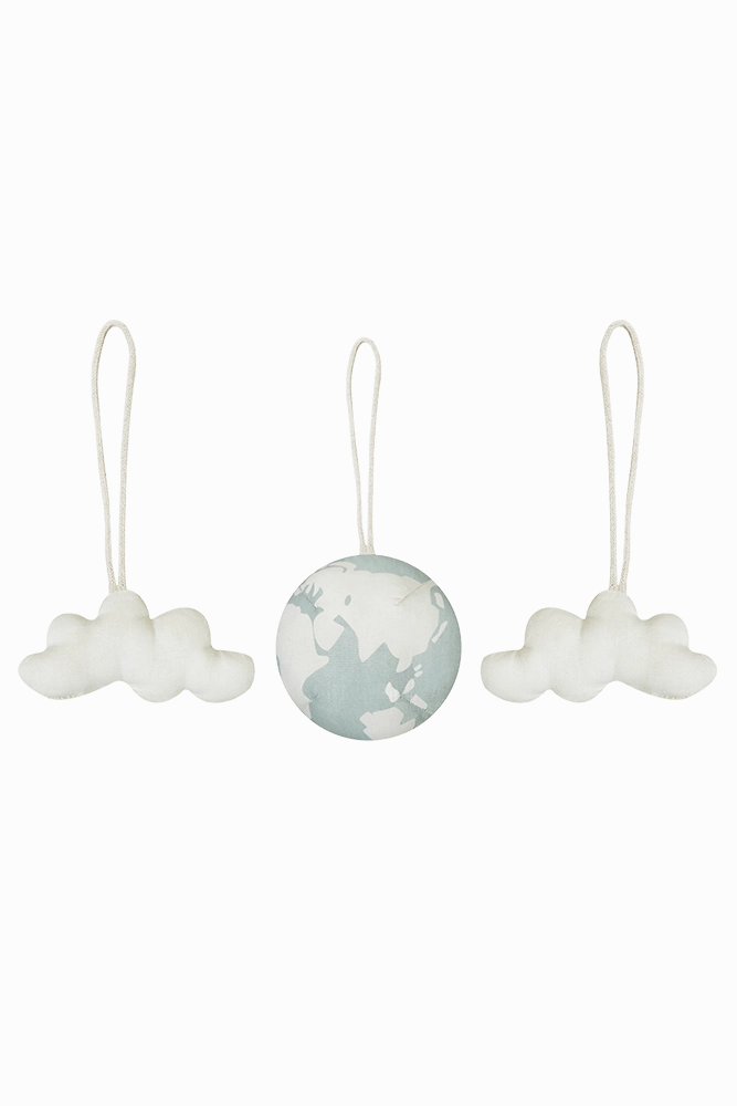 Set Of 3 Rattle Toy Hangers