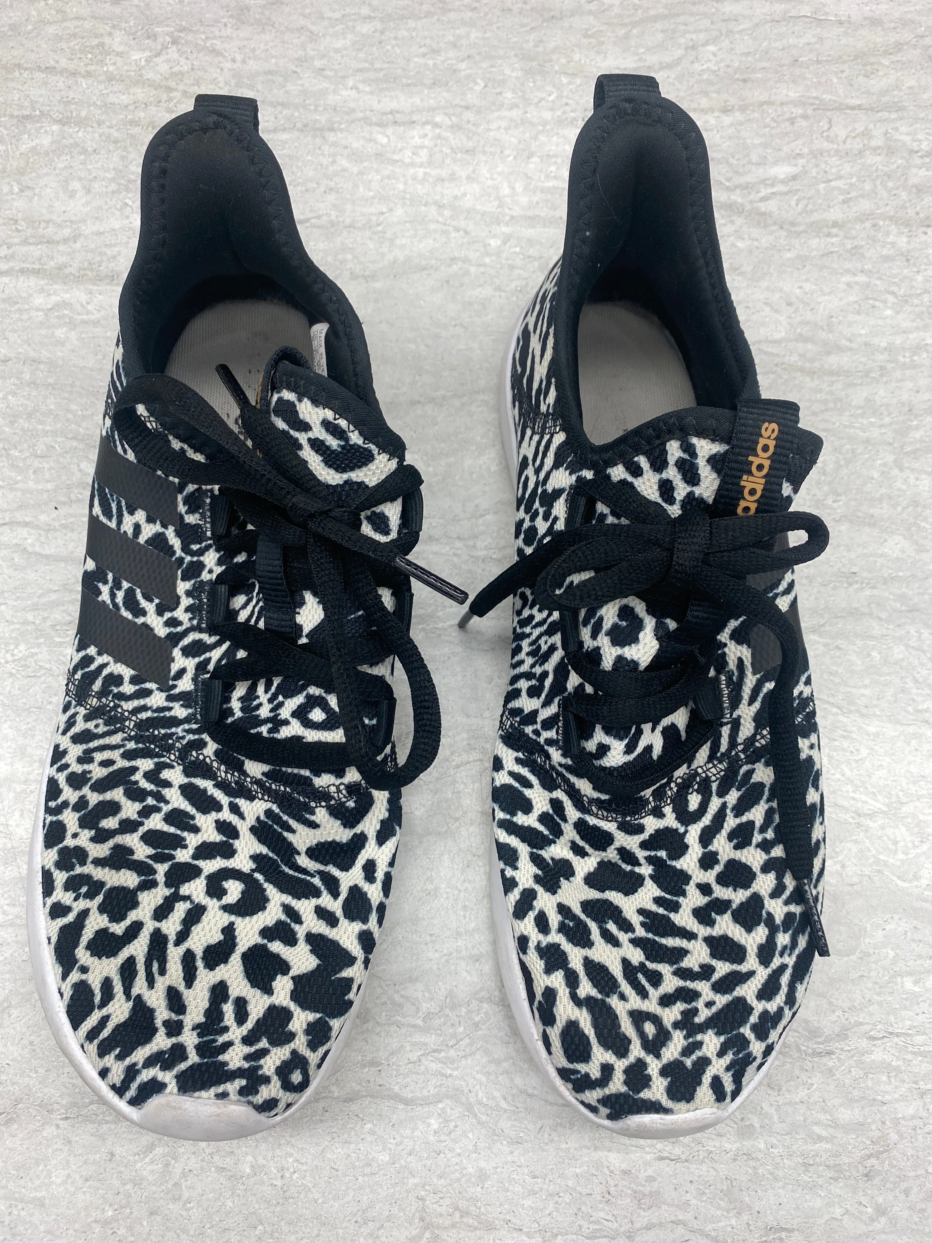 Shoes Athletic By Adidas In Black & Tan, Size: 9 adidas