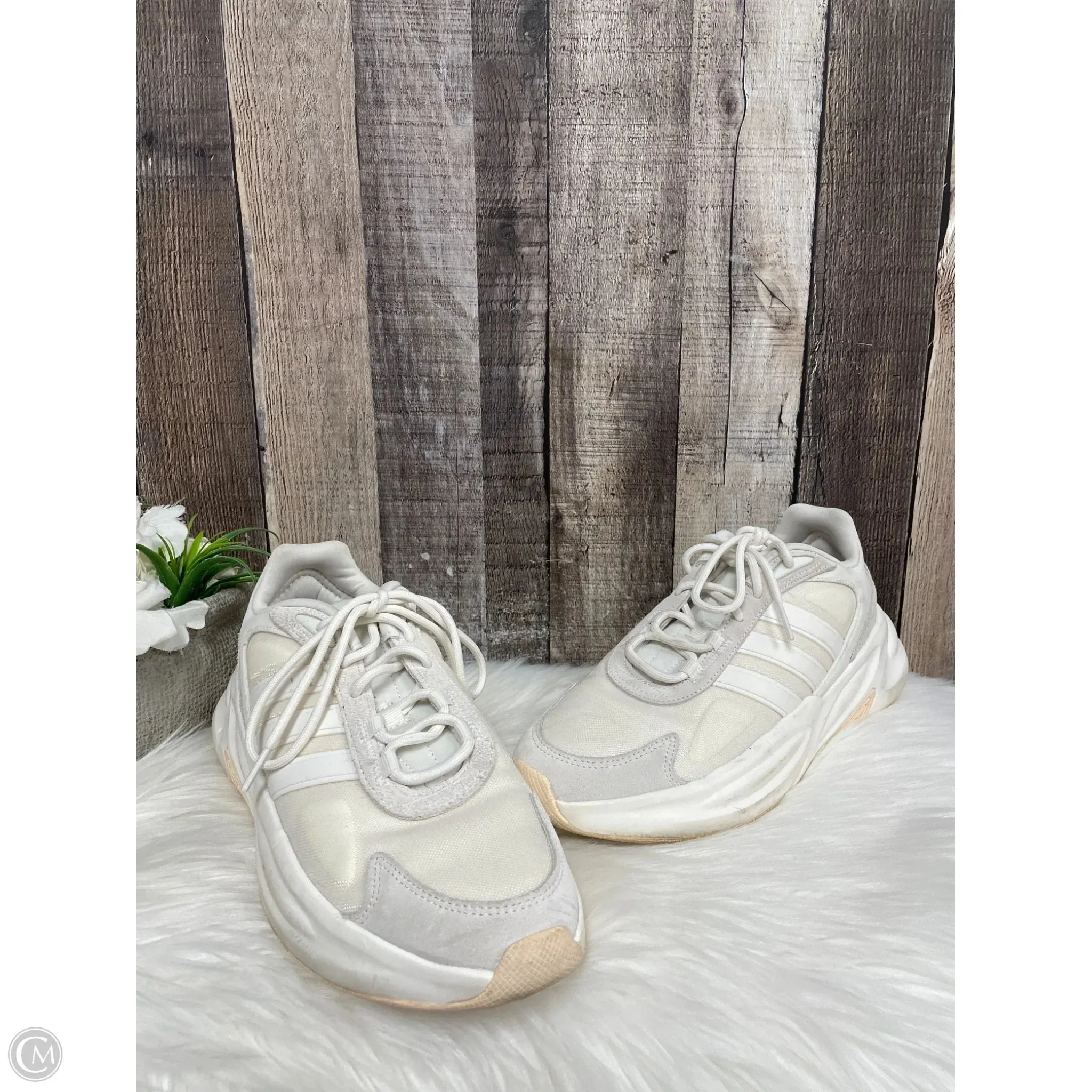 Shoes Athletic By Adidas In Cream, Size: 10 adidas