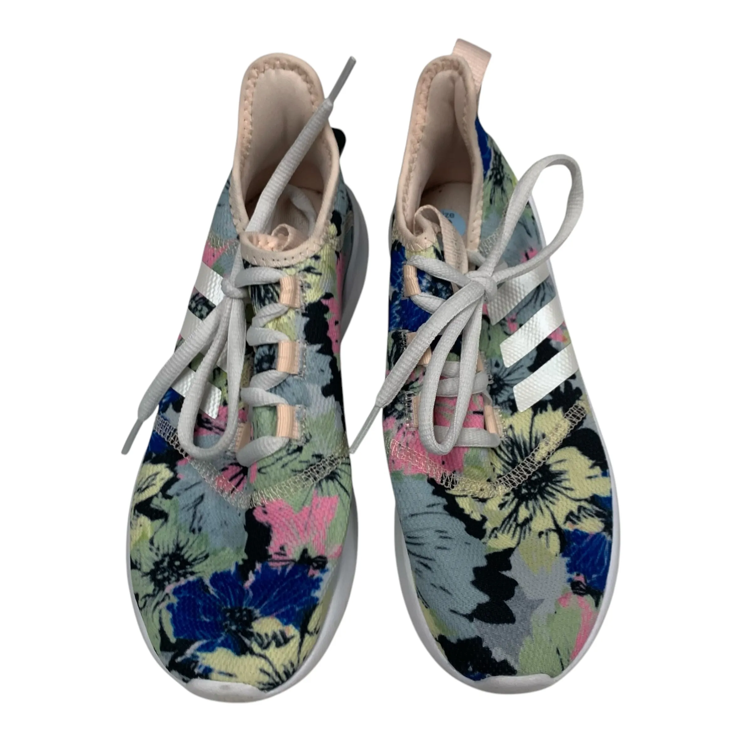 Shoes Athletic By Adidas In Floral Print, Size: 6 adidas