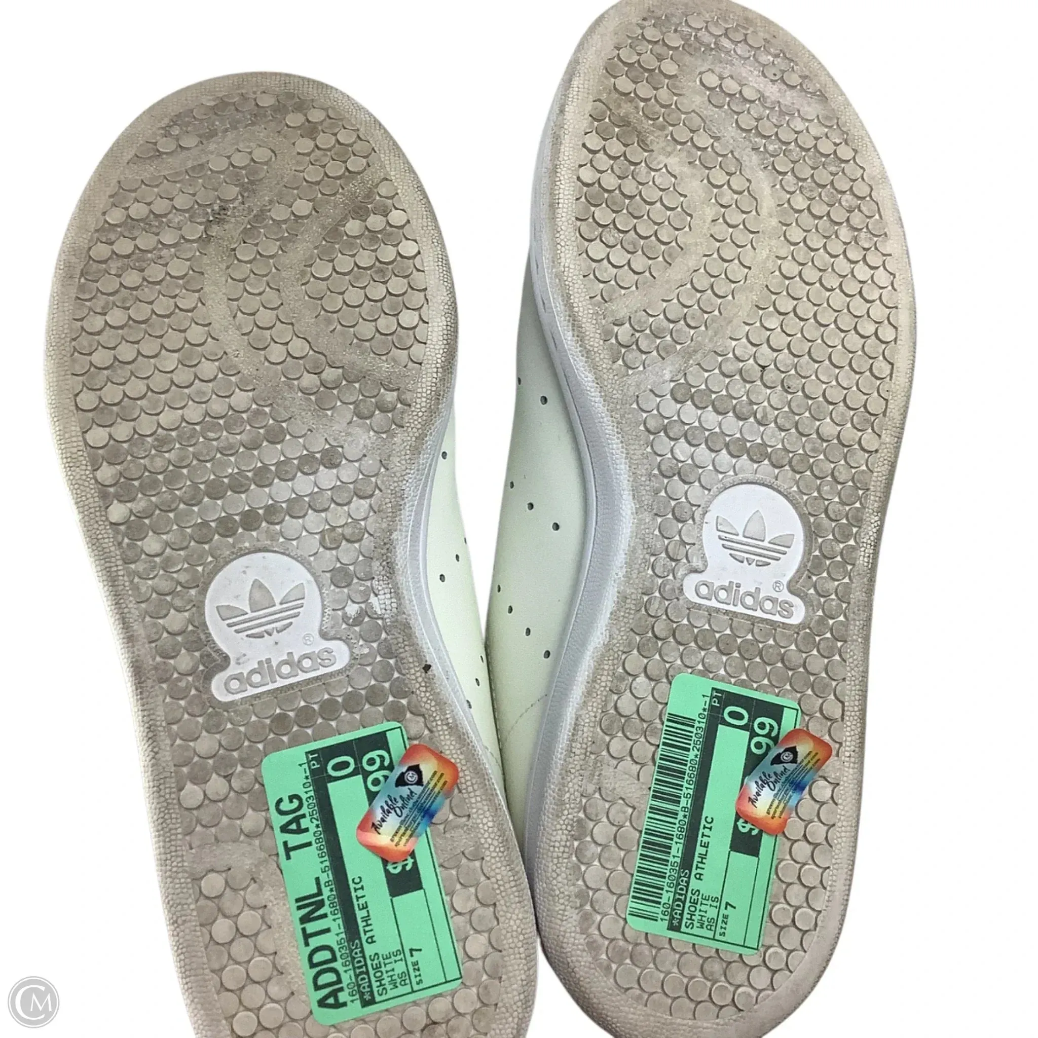 Shoes Athletic By Adidas In White, Size: 7 adidas