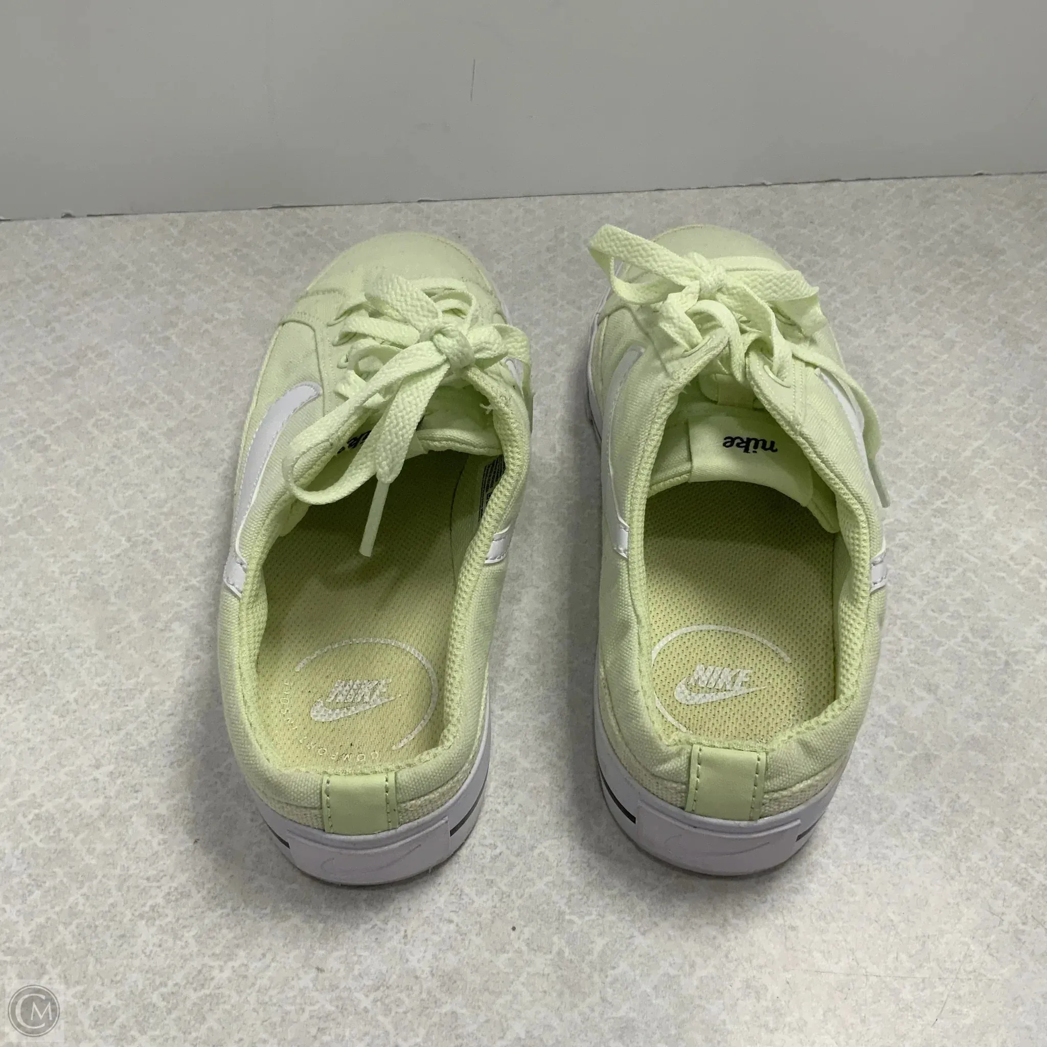 Shoes Athletic By Nike In Green, Size: 7 nike