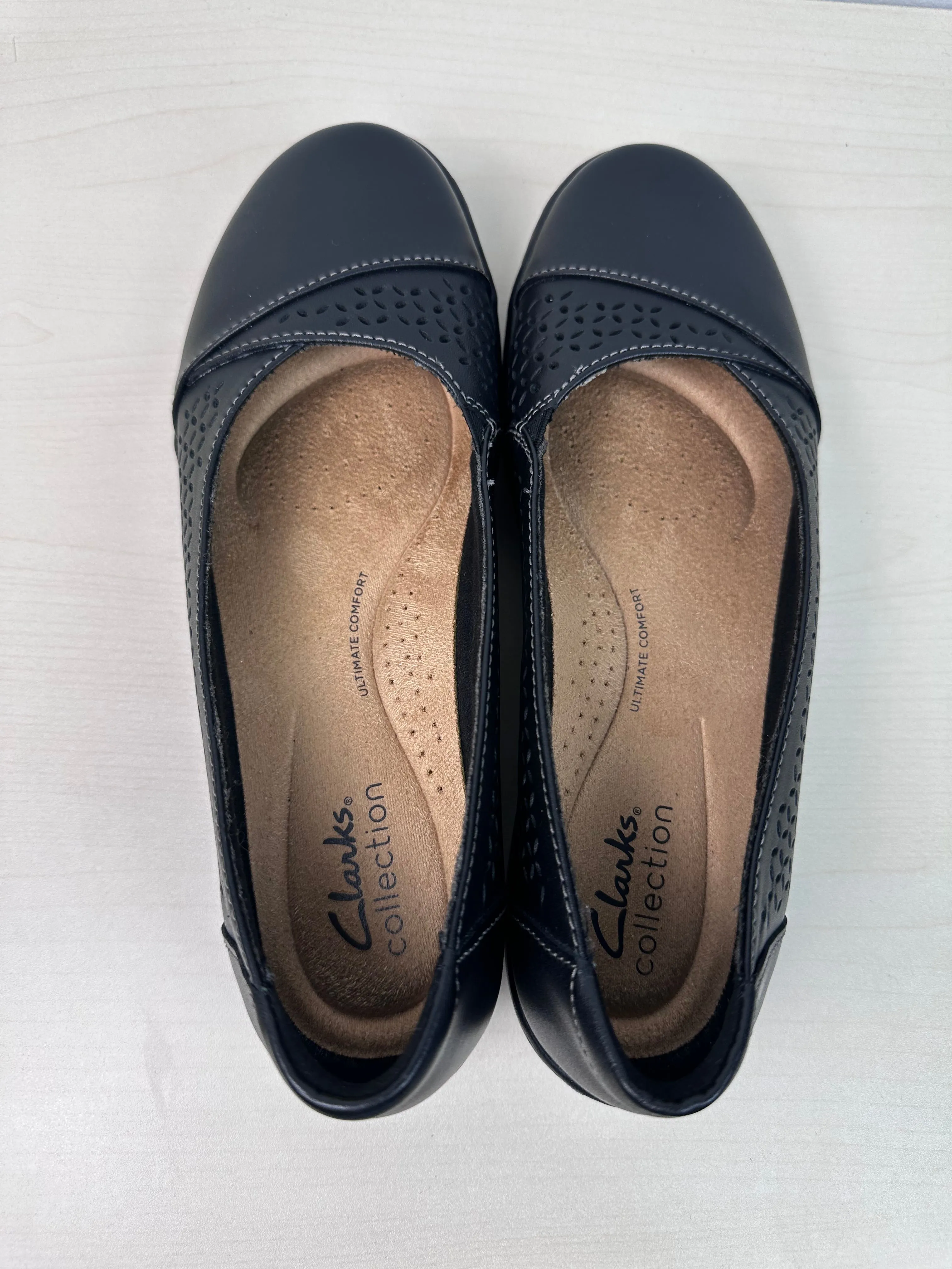 Shoes Flats By Clarks In Black, Size: 6.5 clarks