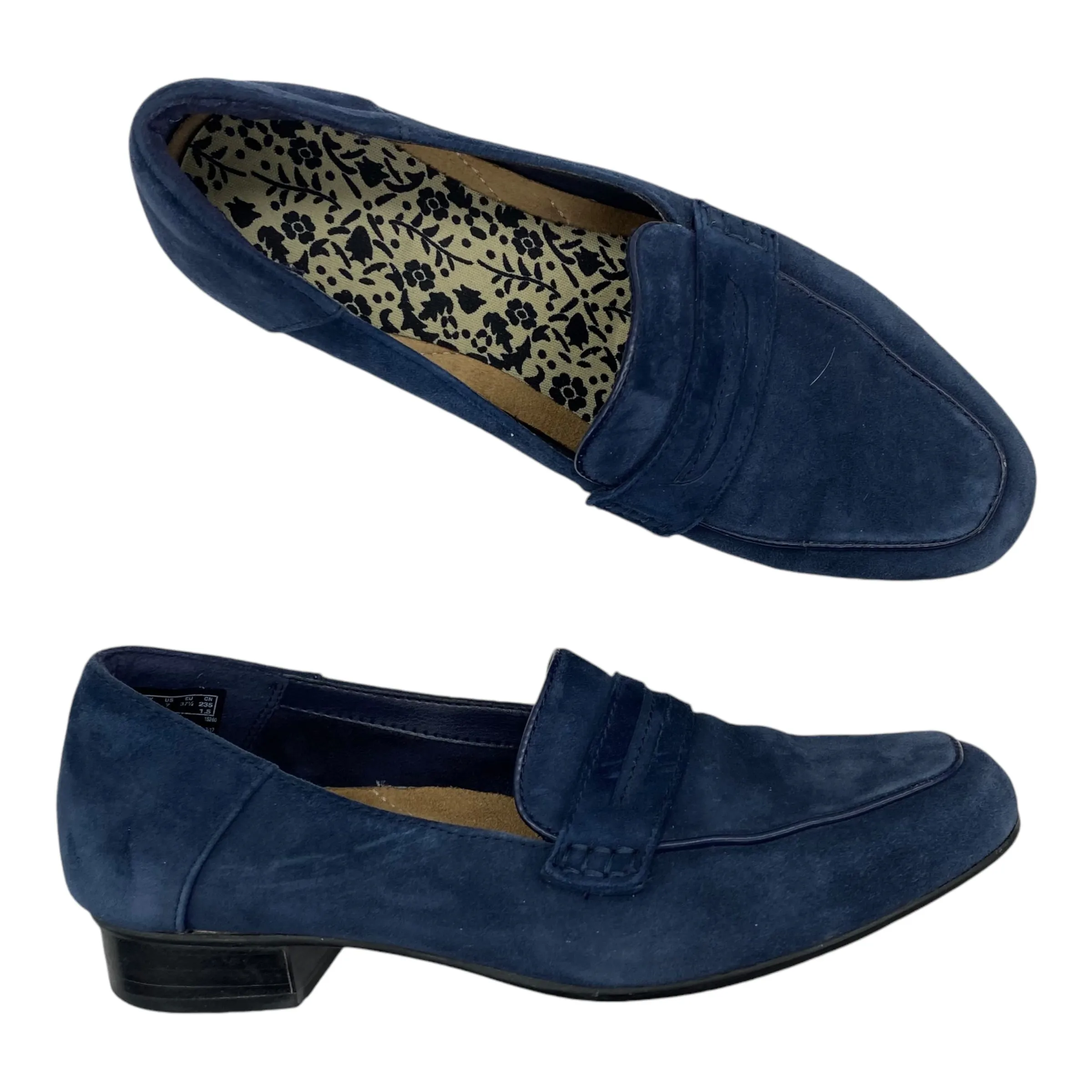 Shoes Flats By Clarks In Blue, Size:7 clarks