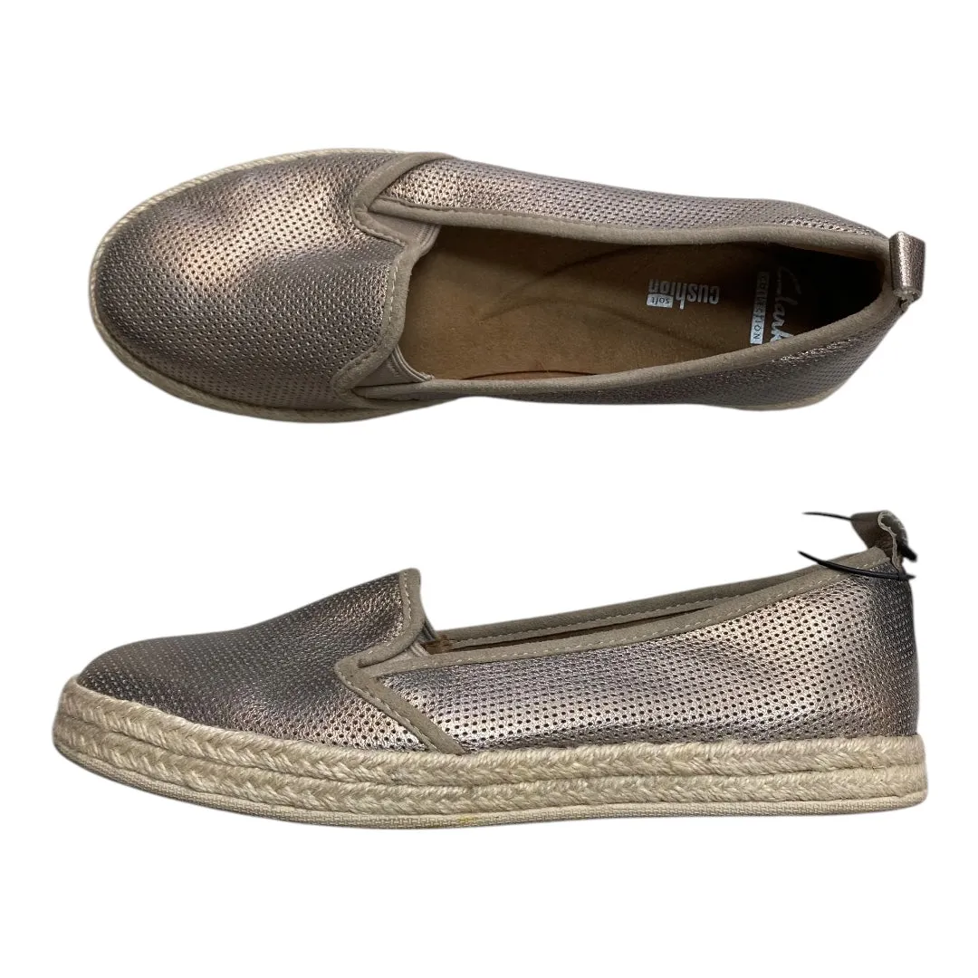 Shoes Flats By Clarks In Taupe, Size:8 clarks