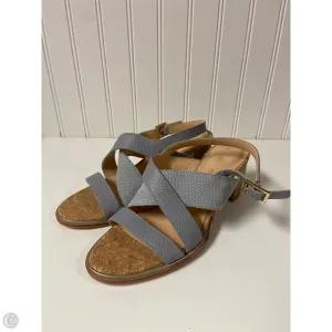 Shoes Heels Block By Clarks In Grey, Size: 7 clarks