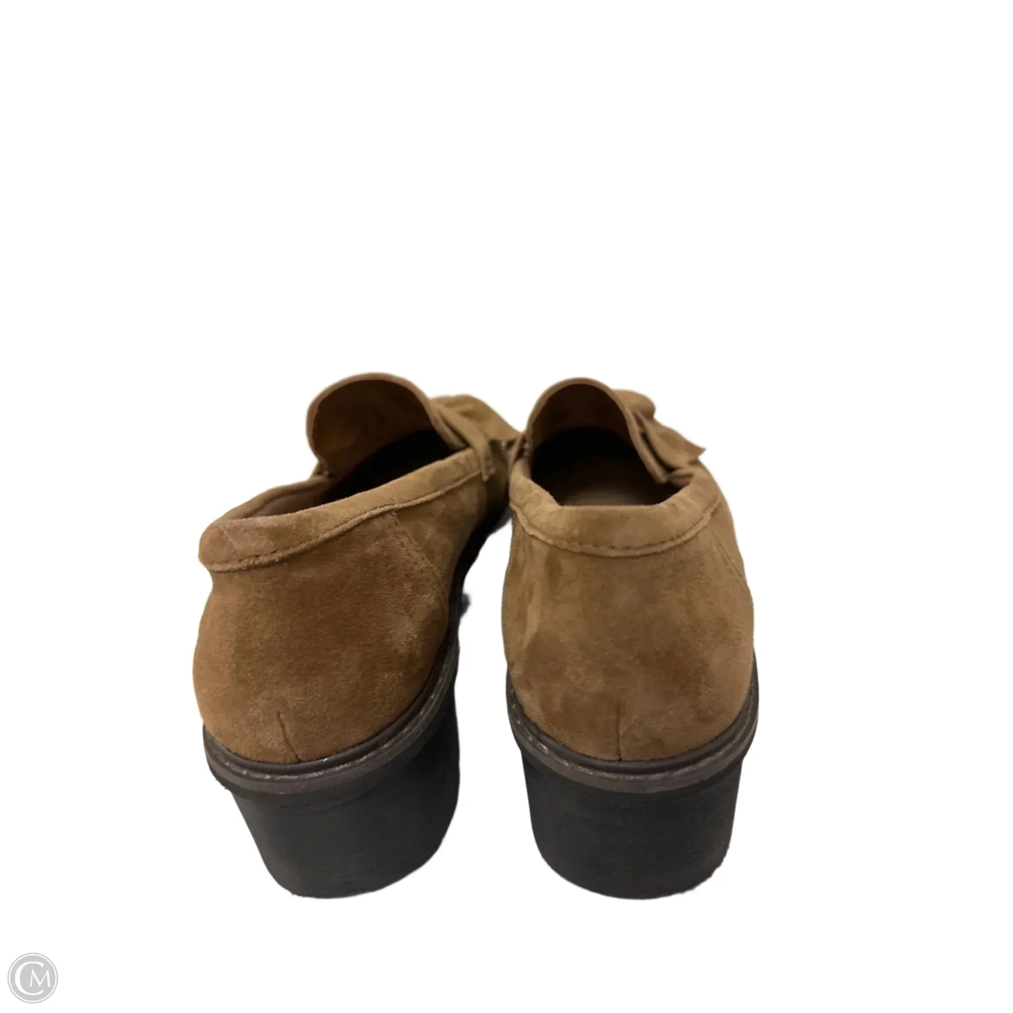 Shoes Heels Platform By Clarks In Brown, Size: 9.5 clarks