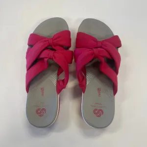 Shoes Heels Platform By Clarks In Pink, Size: 8 clarks