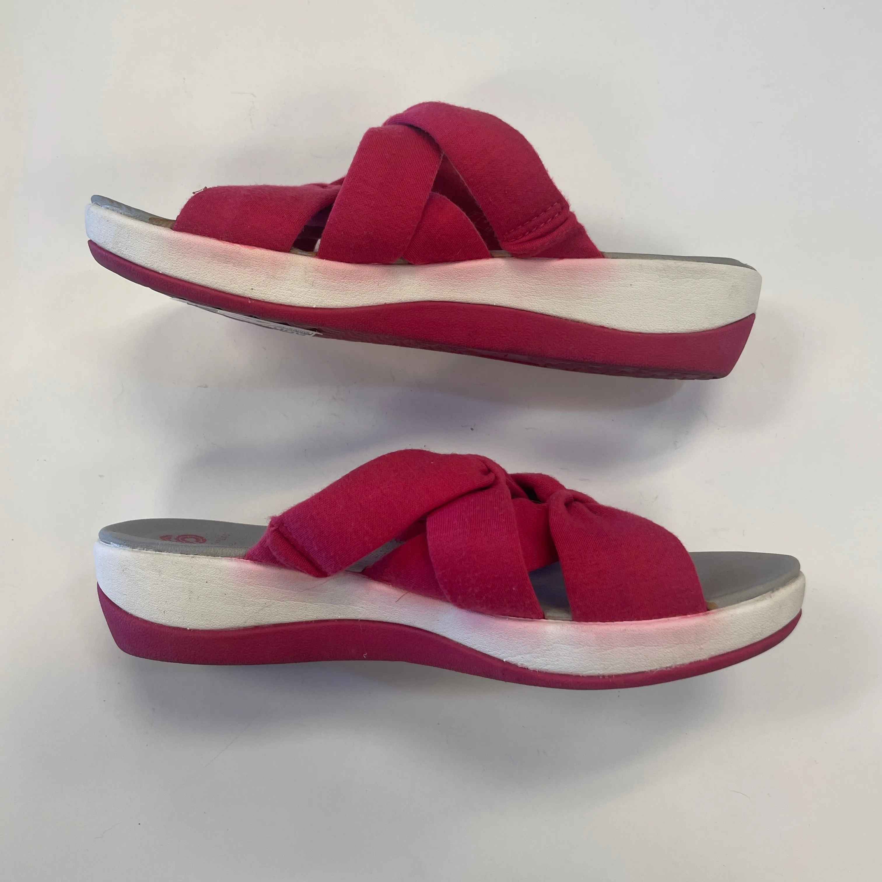 Shoes Heels Platform By Clarks In Pink, Size: 8 clarks