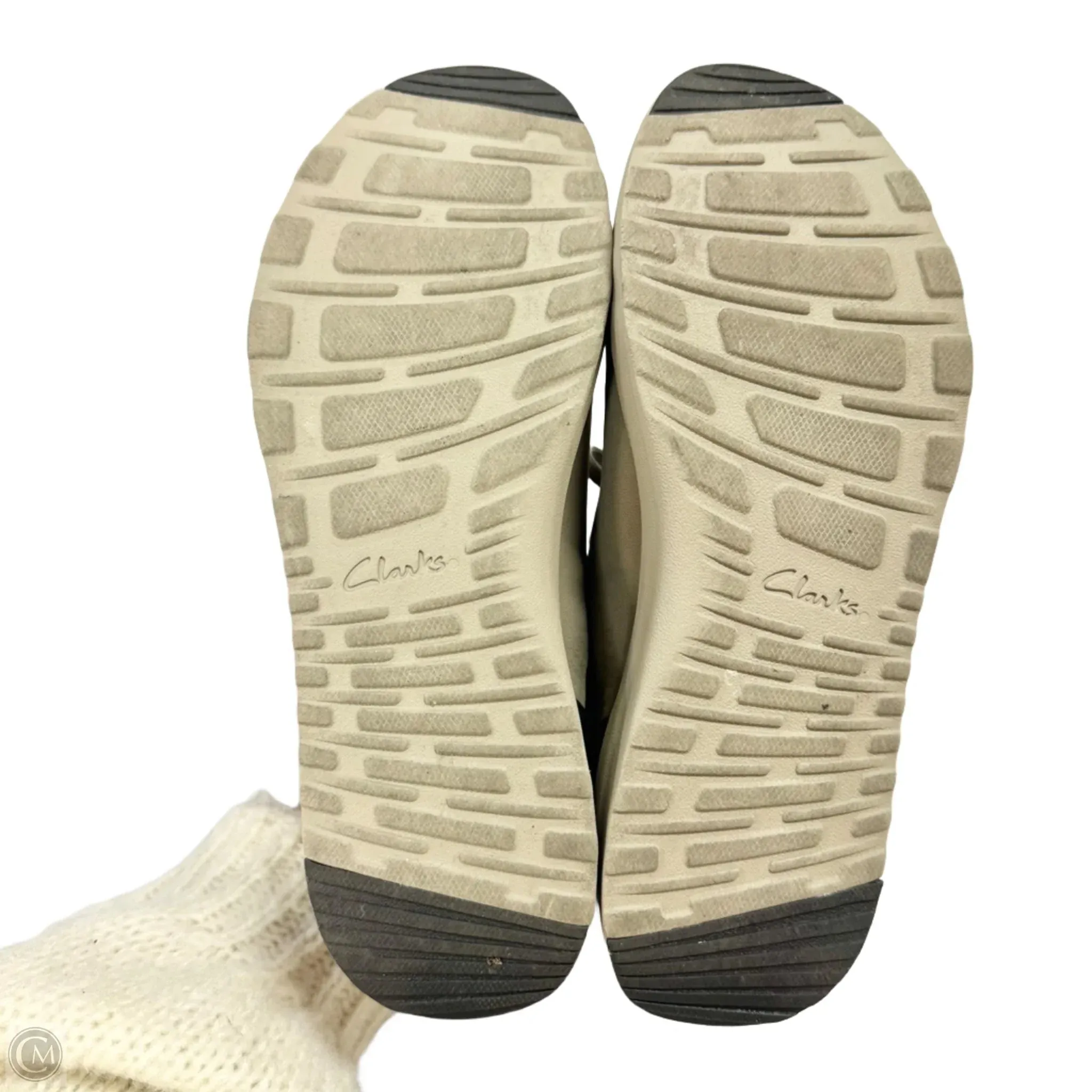 Shoes Sneakers By Clarks In Black & Grey, Size: 8.5 clarks
