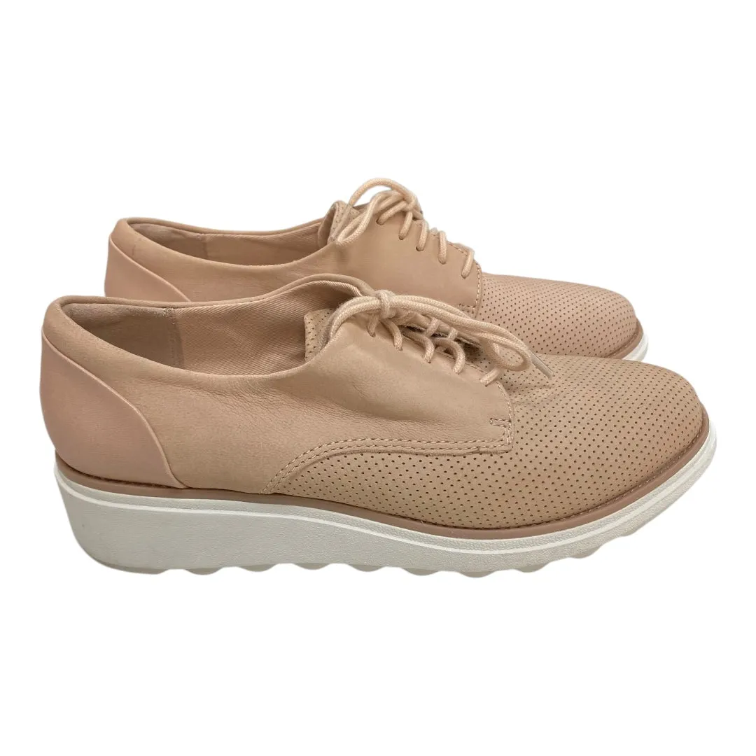 Shoes Sneakers By Clarks In Peach, Size: 8.5 clarks