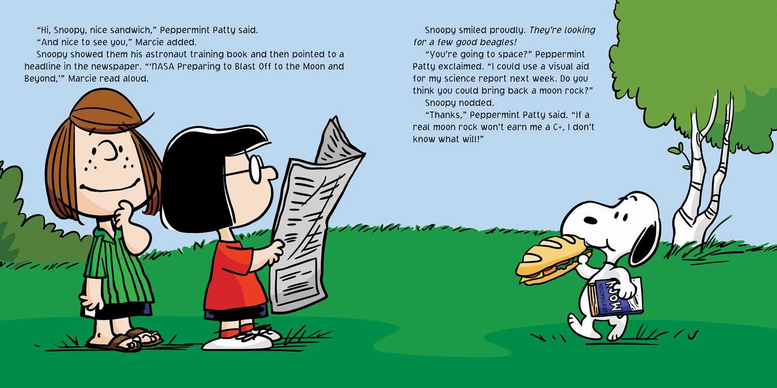 Shoot for the Moon, Snoopy! by Charles  M. Schulz