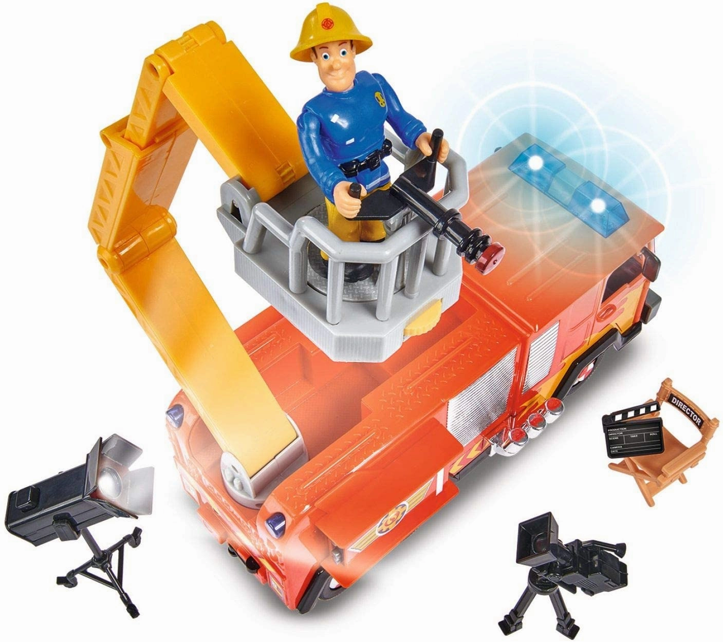 SIMBA - FIREMAN SAM  HOLLYWOOD JUPITER INCL.1 FIGURINE