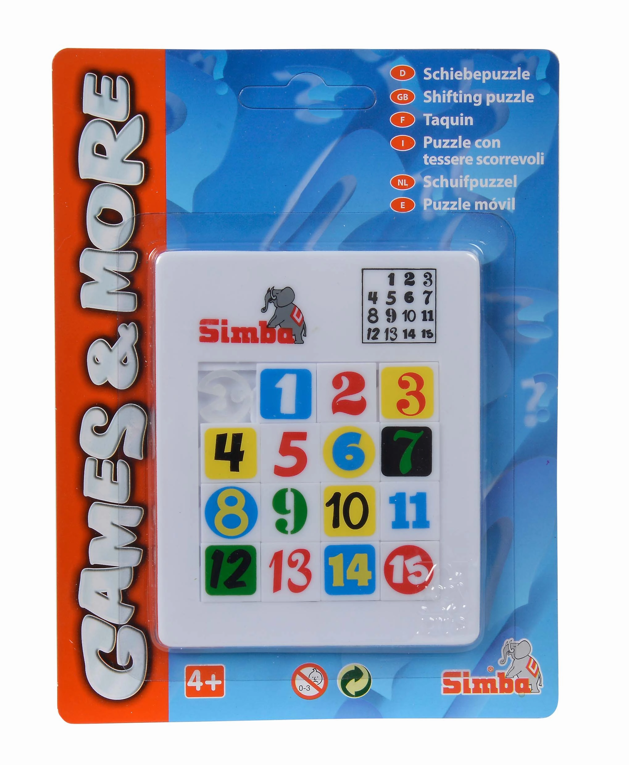 SIMBA - GAMES & MORE FUN PUZZLE 9.5CM X 11.75CM
