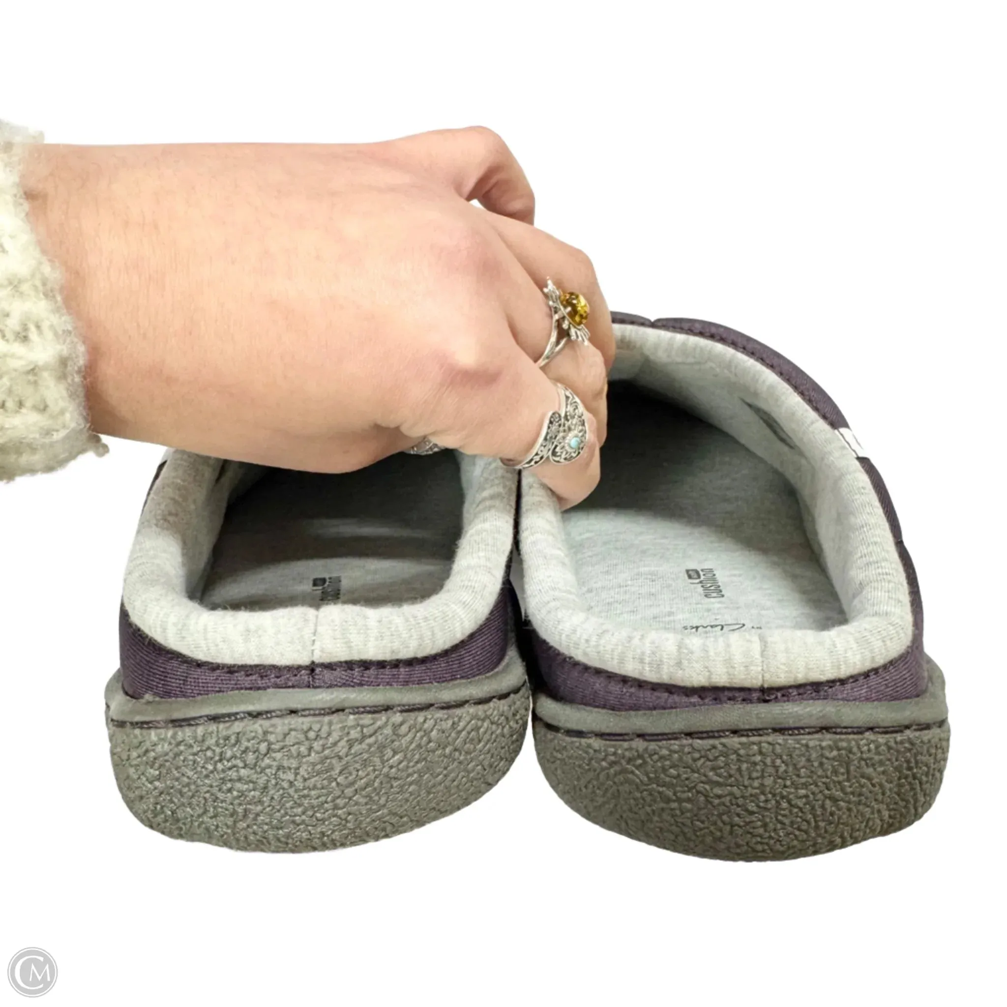 Slippers By Clarks In Purple, Size: 7 clarks