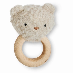 Smallstuff Nature Rattle Bear Boucl Merino Wool