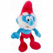 Smurfs Soft Cuddly Toy The Smurfs Baby Smurf Crawling - Blue