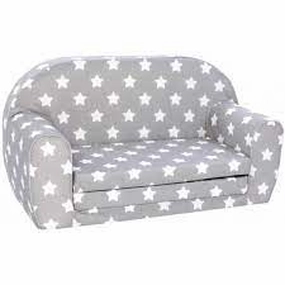 Sofa Bed - Grey with White Stars